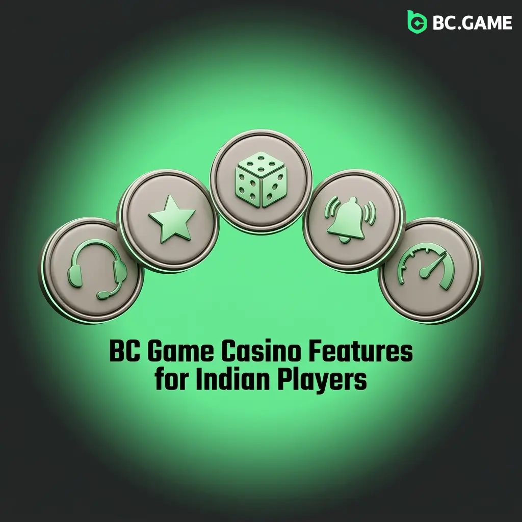 BC Game casino features for Indian players including INR payments, crypto support, and mobile-optimised platform