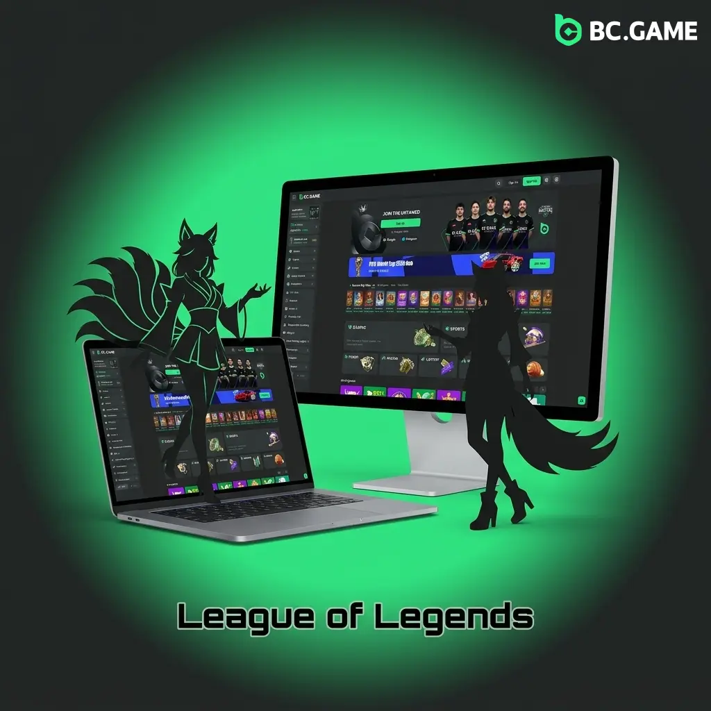 League of Legends esports betting on BC Game featuring LoL Worlds and regional tournaments