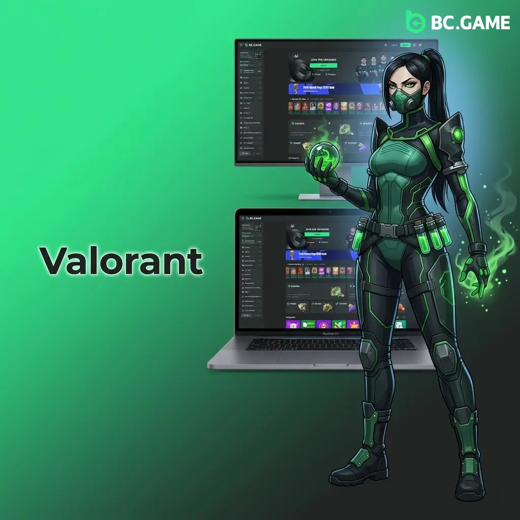 Valorant 5v5 tactical shooter esports betting on BC Game covering VCT Champions Tour tournaments and live markets