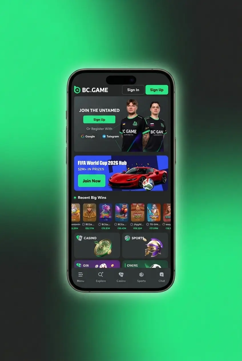 Step-by-step guide to claim BC Game registration bonus including sign up, KYC, deposit, and 220% rakeback bonus activation