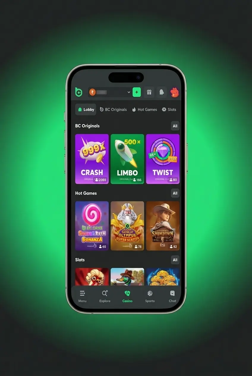 Step-by-step guide to start playing live casino at BC Game including registration, deposit, and joining a live table