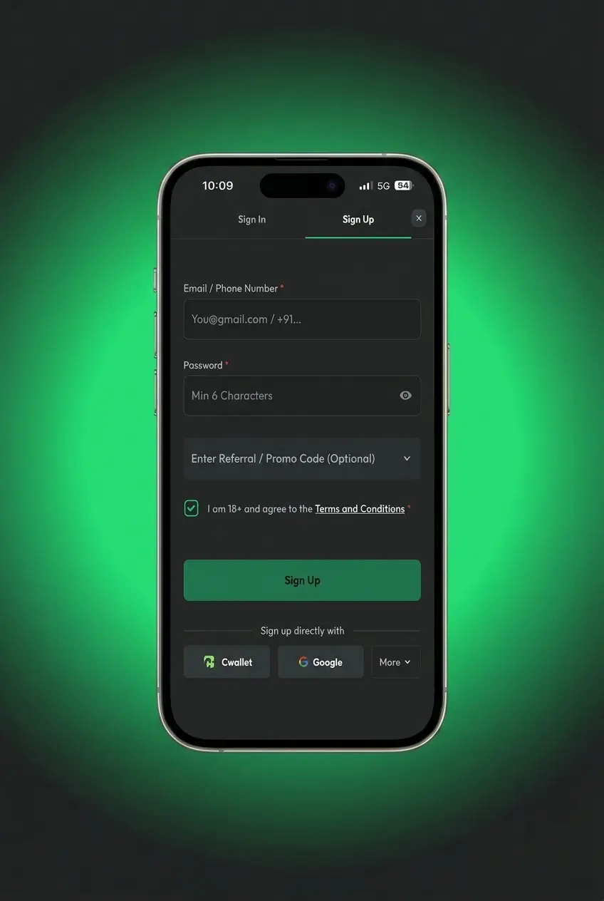 Step-by-step guide to start playing live casino at BC Game, from registration to joining a live table