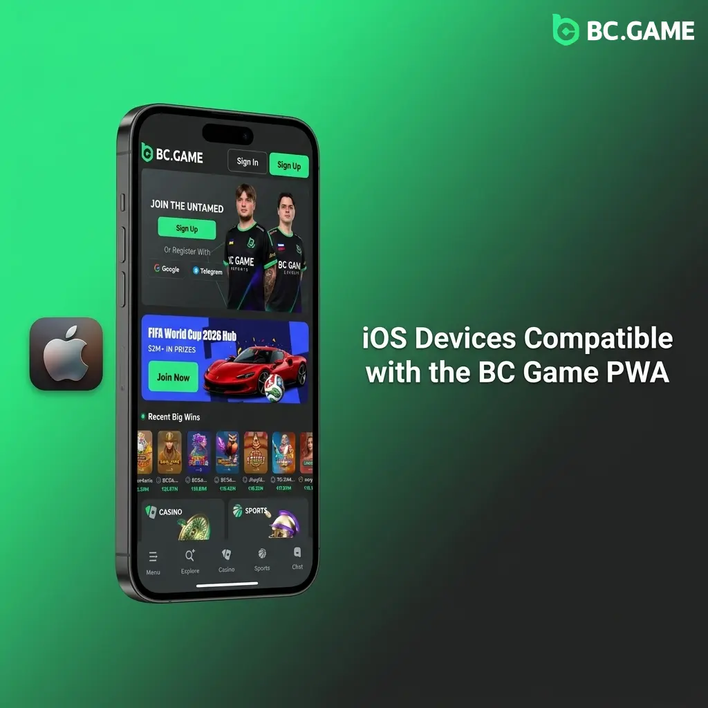 Apple iPhone models compatible with BC Game PWA on iOS 14.0 and above via Safari, from iPhone 12 to iPhone 16