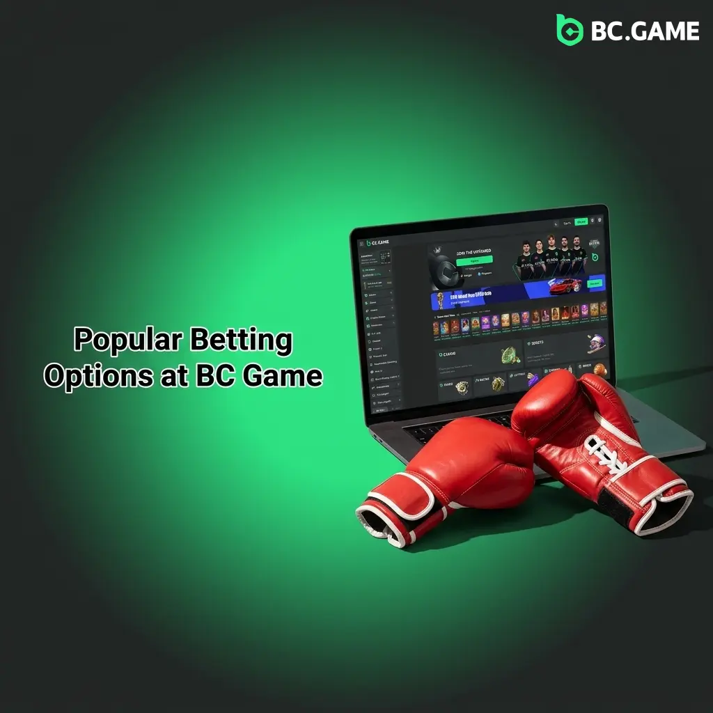 BC Game sportsbook betting options including prematch markets, live betting, and multi-bet slips