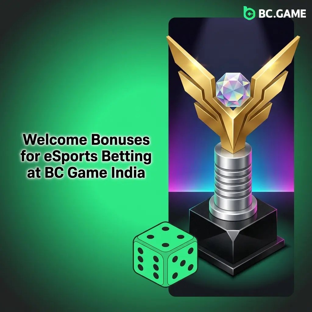 BC Game India welcome bonus tiers showing 220% to 500% rakeback across four progressive deposits for esports betting